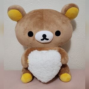 Rilakkuma Holding Heart Cloud Plush